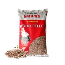 뉴에코 시베리아 우드펠릿 청정 난로연료 (A1등급) 20kg 6개