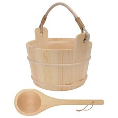 가정용사우나 가정용 스팀 건식 습식 1인용 휴대용 접이식 사우나 양동이 나무 국자 목욕 스, 1.Wood