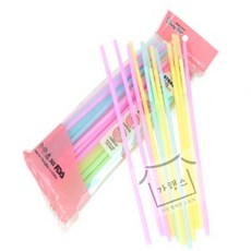 가행스 요술빨대 50P 칼라빨대 플라스틱롱빨대, 1개, 50개입