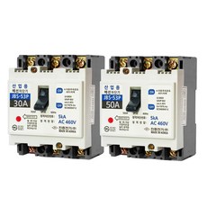 배선용차단기 JBS-53P 3P 30A 50A 산업용 배선차단기 진흥전기, 1개