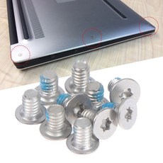 XPS13 15 9343 9350 9360 9550 9560 5510 5520 9365용 육각 Torx 나사 10개 세트 신뢰할 수 있는 하단 케이스 패스너, 1개