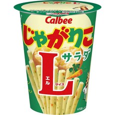 일본 인기과자 자갸리코 칼비 샐러드 (68 g) x 12 팩 간식용 캠핑, 68g, 12개