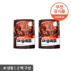 원팩쿠캣 매콤우족찜(오리지널), 2개, 650g