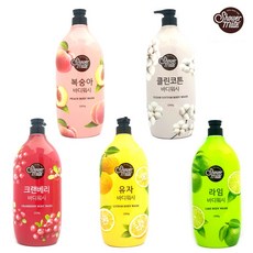 [AHW_1736667] (선택 : 유자) 샤워메이트 바디워시 1200g 대용량 바디클렌져 5종류 샤워비누 바디클렌져 해피바쓰 바디클렌징 바디클렌저, 유자