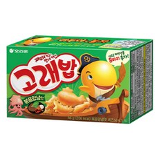 오리온 고래밥 160g 과자 간식 파이 비스킷 4개입, 1개, 1g