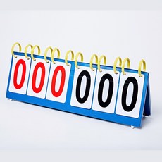 스코어보드 농구 점수판 축구 탁구 스코어인디게이터 배드민턴 누적점수 경기스코어 판, T04-6자릿수-스코어보드