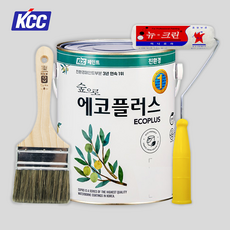 KCC페인트 숲으로 에코플러스 K 친환경 실내 인테리어 수성페인트, 33.소프트아이보리, 1개, 3.78L
