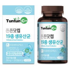 튼튼닷컴 생유산균 [4개월분] / 19종 생유산균 100억마리 투입 / 350 mg x 120 캡슐, 1개, 350mg