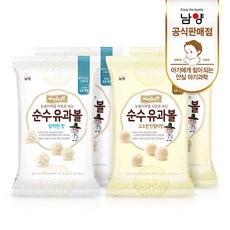 남양 아인슈타인 순수 유과볼 혼합 (인절미맛+담백한맛), 15g(2입) 인절미2+담백2