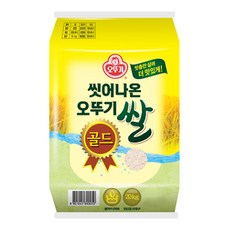 오뚜기 씻어나온쌀 20kg 골드 박스포장 최신도정, 1개