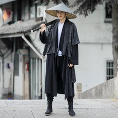 프럼스마일 코스프레 고대복장 의협심이 강함 고객서비스 영상 극 연극 의상 차이나 도포 QT4023협객 두루마기 P150