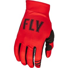Fly Racing 2023 성인용 프로 라이트 장갑 하이비스 XXL 핫템 잇템, Small, 레드