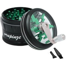 2.5인치 대형 그라인더 주방 도우미 블랙-그린, Black-Green, Black Green