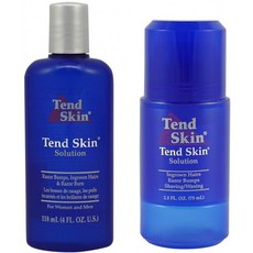 Tend Skin Razor Burn 및 Ingrown Hair Kit-Tend skin 4ounce + Roll on 2.5 oz