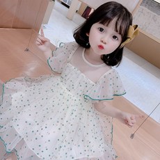 [참진바를정] 핑크드레스 화이트드레스 백일촬영 돌촬영 여자아기옷 조카선물 반팔드레스