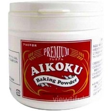 일본 AIKOKU 아이코쿠 베이킹파우더 레드 프리미엄 알루미늄 프리 450g 베이킹재료, 3개