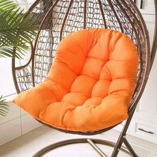 그네 의자 안락 쿠션 해먹 걸이 바구니 정원 베개 파티오 마당 안뜰 해변 없음 80x100cm, No Removable, Orange