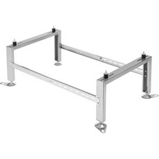 STERR HSA500 - 에어컨 또는 히트 펌프용 지지 브래킷 조절 가능한 크기 바닥 스탠드 접지 장착 스테인리스 스틸 실외 AC 유닛용 스탠드 무거운 하중 1100파운, STERR HSA500 - 에어컨 또는 히트 펌프용 지