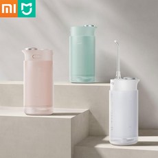 [성의샵] 샤오미 미지아 스마트 구강세정기 F400 ME0704모델 IPX7급방수 200ML물탱크 탈착OK 4종모드 출장필수템 최신출시, ME0704모델-핑크, 1개