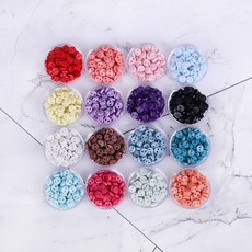 짱패브릭 10개) 5mm 2구 미니단추 16color 인형단추, 09 화이트