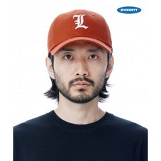 루오에스팩 엘 로고 볼캡 오렌지