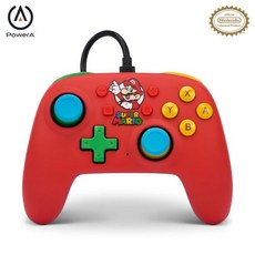 파워에이 Nano Wired 컨트롤러 for Nintendo Switch 마리오 브라더스, Mario Medley, 1개