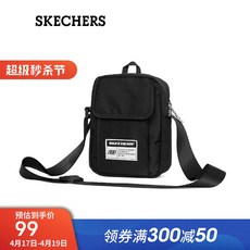 Skechers 케 이 시 스 루 로고 남성 숄 더 백 크로스 백 트 레이 닝 캐 주 얼 백 L120 M132 딥 블랙 / 002K 프 리 사이즈