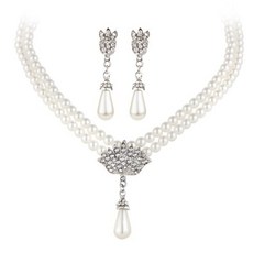 실버목걸이팔찌셋트