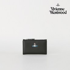 [공식] 비비안웨스트우드 카드지갑 EMMA FLAP BLACK