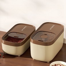 쌀냉장고 집들이선물 쌀항아리 압력 진공밀폐 쌀통 10kg, G. 화이트 20kg