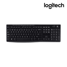 로지텍코리아 K270 무선 키보드 블랙 (키스킨포함), 선택하세요, 일반형