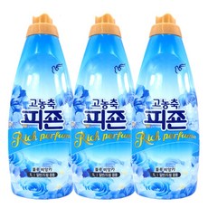 피죤 고농축 리치퍼퓸 섬유유연제 블루비앙카 본품, 3개, 1L
