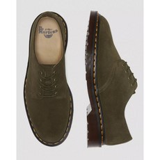 Dr.Martens SMITHS REPELLO SUEDE DRESS SHOES 27710305 OLIVE REPELLO CALF SUEDE MB