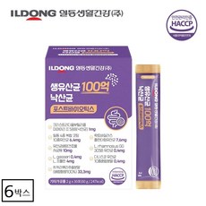 일동생활건강 생유산균 100억 낙산균 포스트바이오틱스 2g 30포, 6박스, 30정