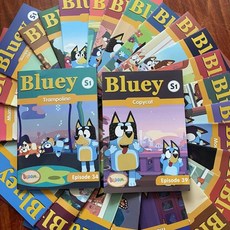 영어애니메이션 블루이 Bluey 대본 시즌1-2 52권세트 음원제공