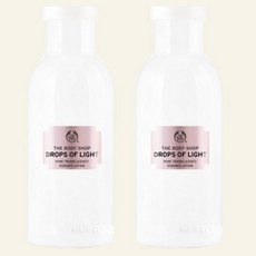 더바디샵 드롭 오브 라이트 퓨어 트랜스루센시 에센스 로션 160ml 2팩 Thebodyshop Drops of Light, 1개