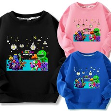 (당일발송) 슈퍼 올스타전 레인보우 프렌즈 VS 반반의 유치원 옷 오버핏 키즈 맨투맨 티셔츠