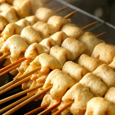 생선숙편 75%연육 프리미엄 어묵꼬치 8개입x4팩 32개+가쓰오소스4개, 오리지날 꼬치어묵 X 4팩