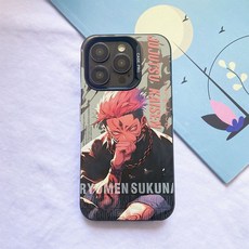 골드 주술회전 캐릭터 아이폰 케이스 [B0101]