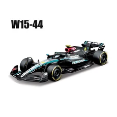 새로운 2024 F1 Bburago 1:43 Mclaren Mcl38 마이애미 Gp 모나코 Amg W15 합금 미니어처 다이캐스트 모델, 01 W15-44