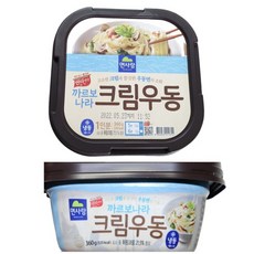 면사랑 크림우동 1인분 1개 까르보나라 px 크림우동 360g