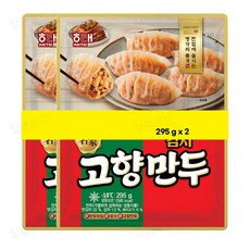 해태 명가 고향만두 김치 295g+295g, 6개, 295g