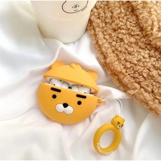 [당일배송]리틀라이언 에어팟 케이스 에어팟프로 케이스 키링세트 카카오 라이언 에어팟 1세대 2세대 케이스, 1/2세대