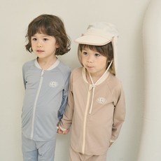 히얼아이엠 로에래쉬가드집업 (주니어) 24여름