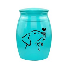 애완 동물 화장 항아리 미니 재 강아지 고양이 유품 휴식 장소, 1.Blue-02