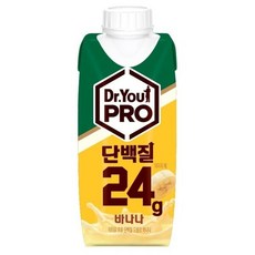  프로 단백질 드링크 바나나, 250ml, 12개 