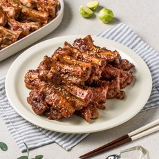 [오늘만등갈비] 1kg 양념 바베큐 등갈비 쪽갈비 폭립, 1개