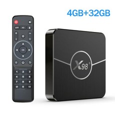 스마트 X98 플러스 TV 안드로이드 11 4G 64GB H.265 AV1 듀얼 와이파이 BT5.0 미디어 플레이어 셋톱 PK X98 미니 Amlogic S905W2, 2) 미국 플러그 - 4GB 32GB, 없음 - 안드로이드플레이어