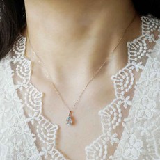 14k물방울목걸이