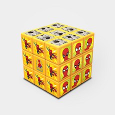 퍼즐피플 2x2 큐브 3x3큐브 4x4 블럭 퍼즐 모음, 스파이더맨 퍼즐큐브 3X3, 1개